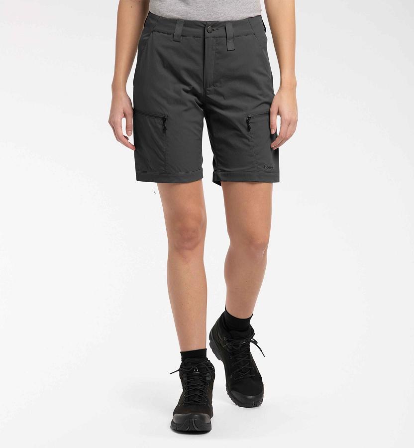 Haglöfs Womens Mid Fjell Shorts Black New Zealand 68297ASDZ